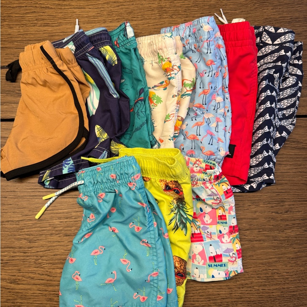 Kids’ Swim Trunk Collection (set of 10)
